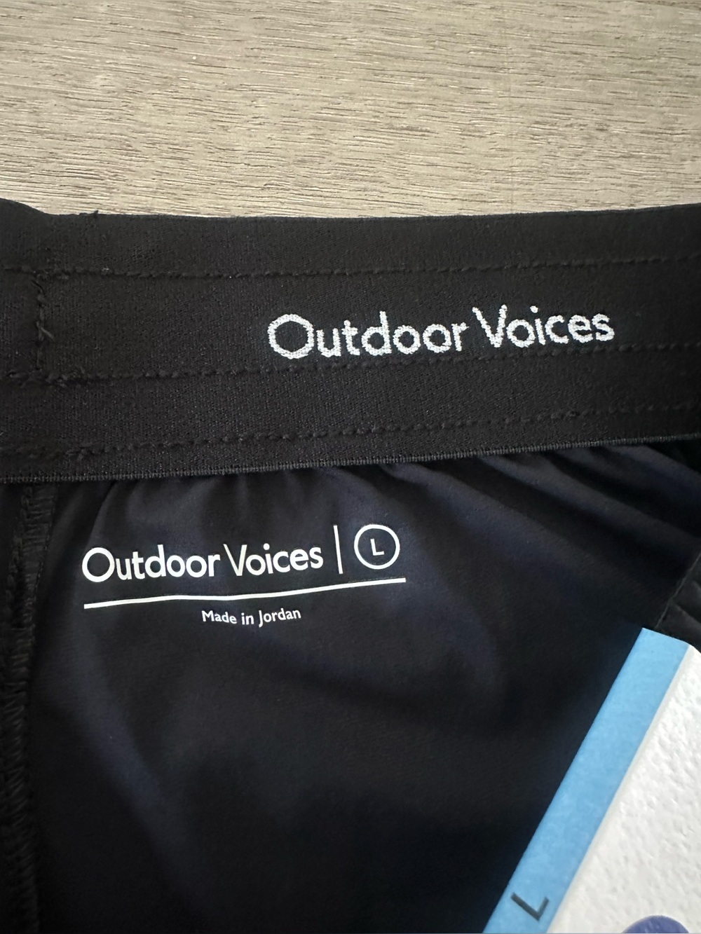 NWT Men’s Outdoor Voices Black HiFlex 5 Pocket Shorts with 7” Inseam Size Large - Picture 5 of 7